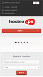 Mobile Screenshot of hostea.pe